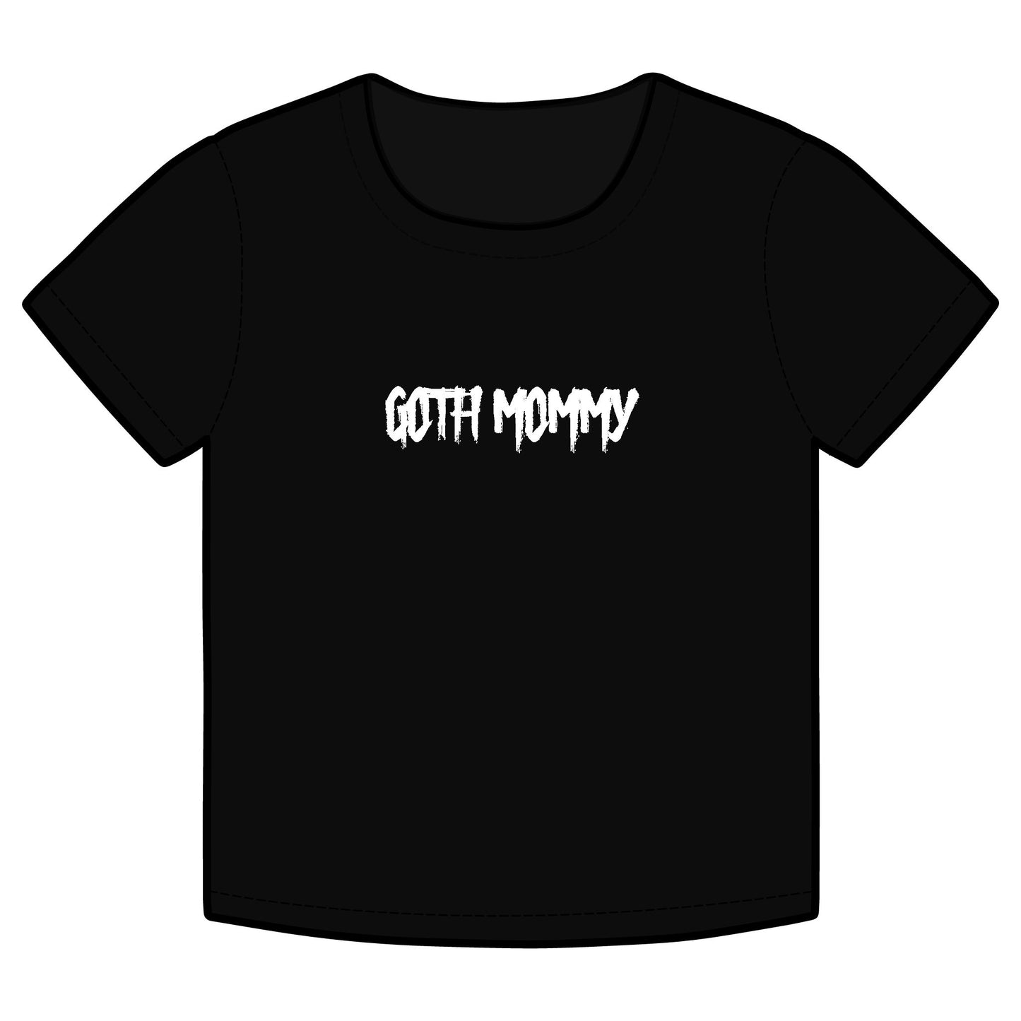 Goth Mommy Ribbed Baby Tee