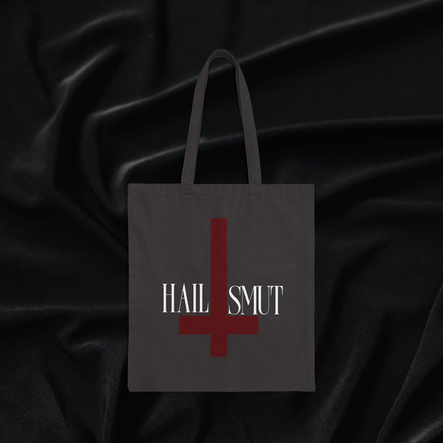 Hail Smut Cotton Canvas Tote Bag