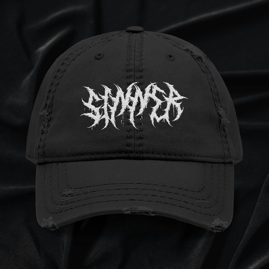 Sinner Distressed Dad Hat (Embroidered)