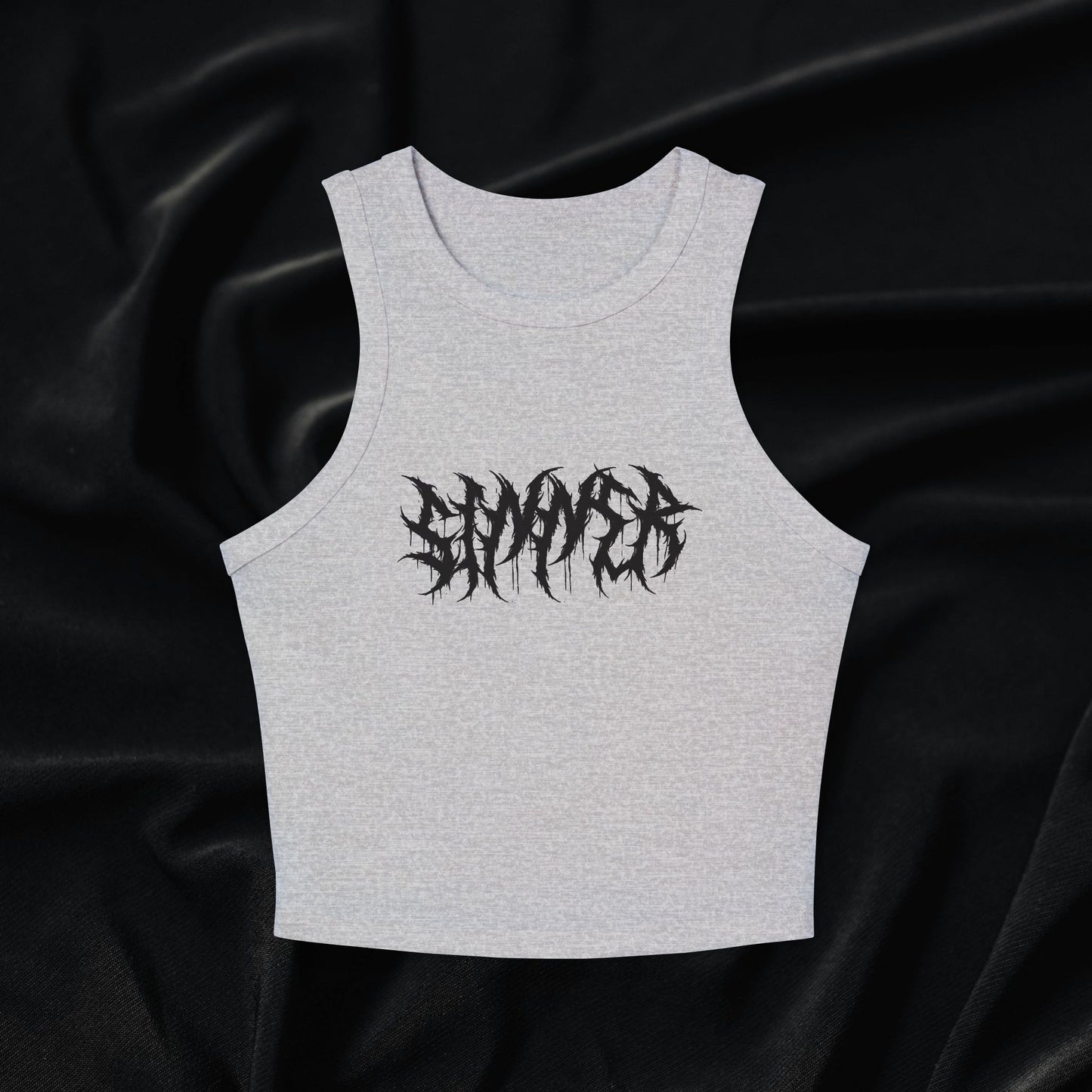 Sinner Micro Rib Racer Tank Top