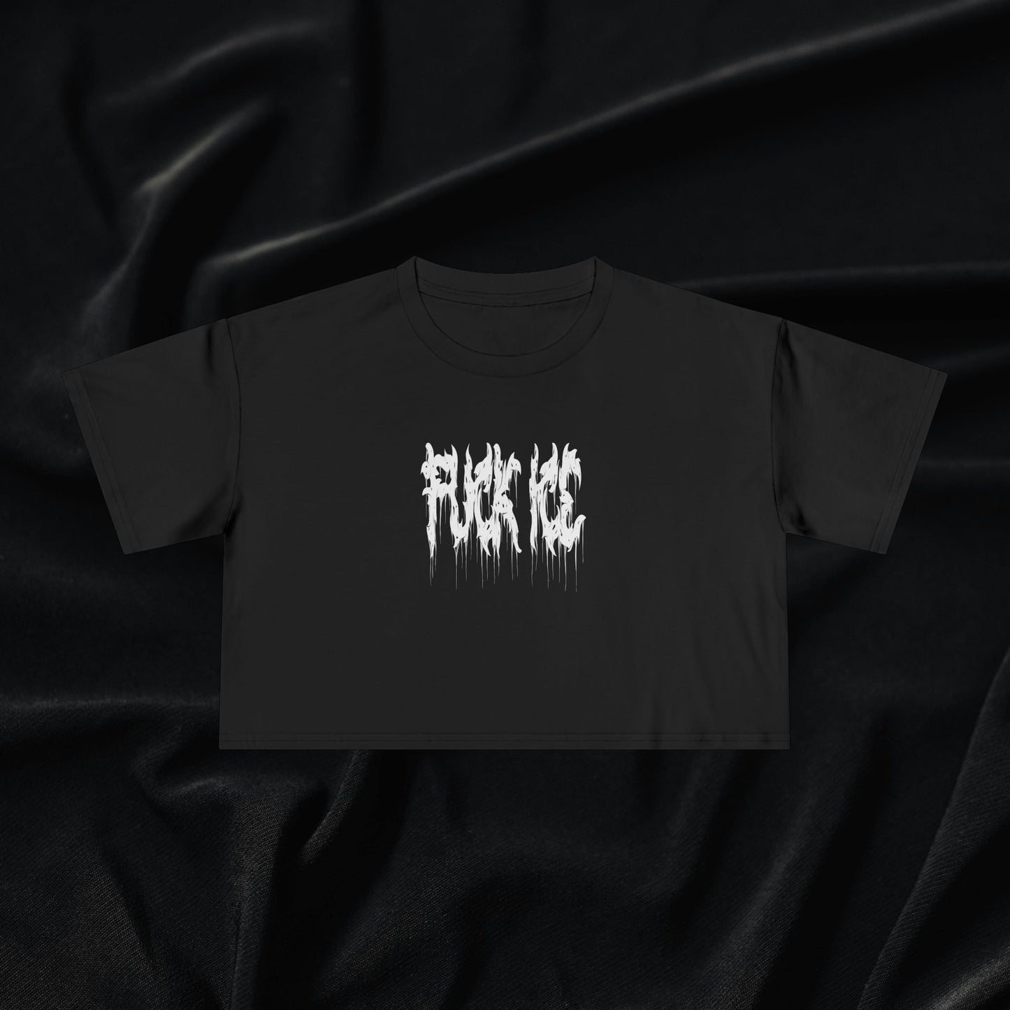 Fuck Ice Women's Crop Tee