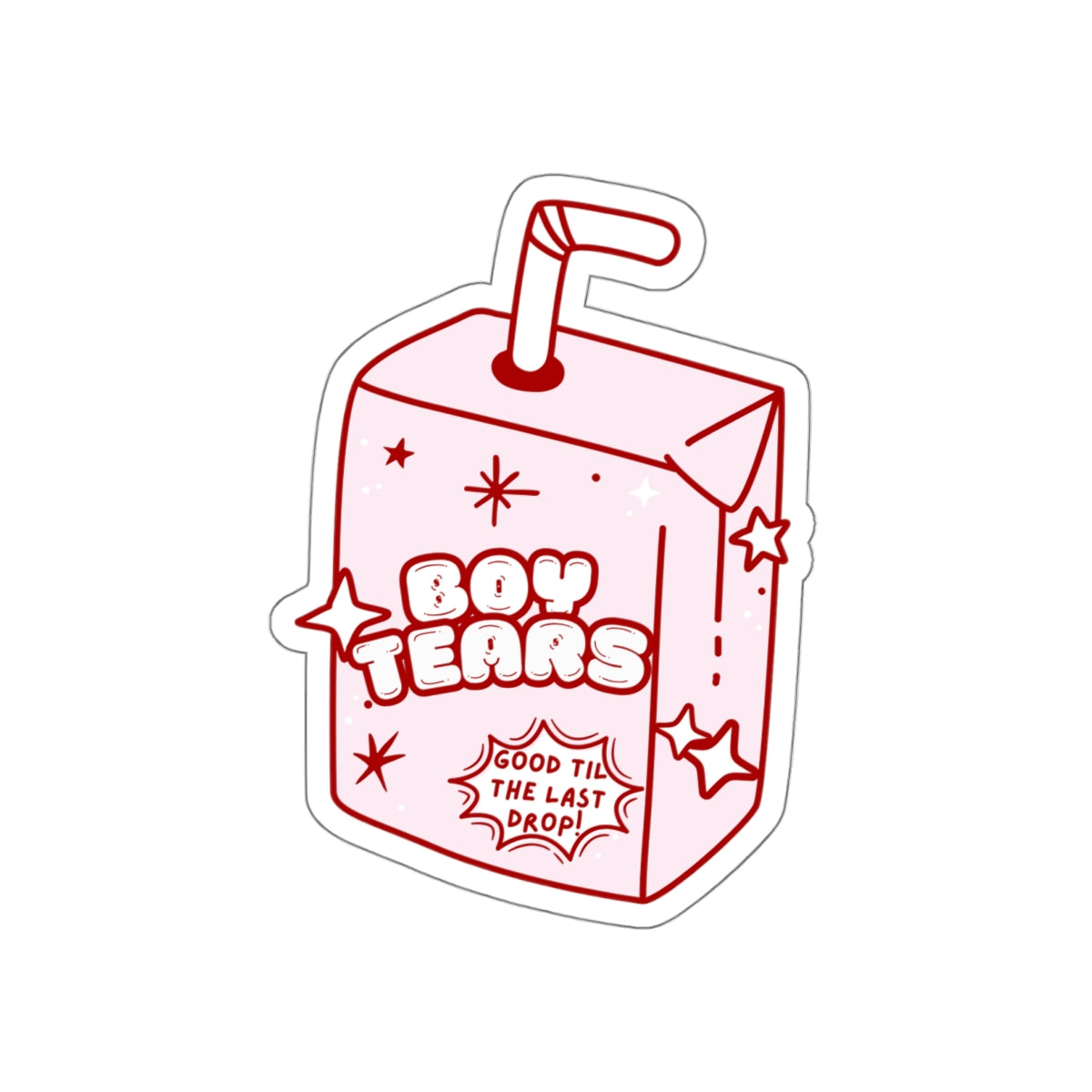 Boy Tears Sticker