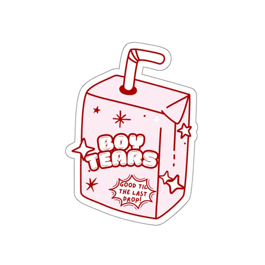 Boy Tears Sticker