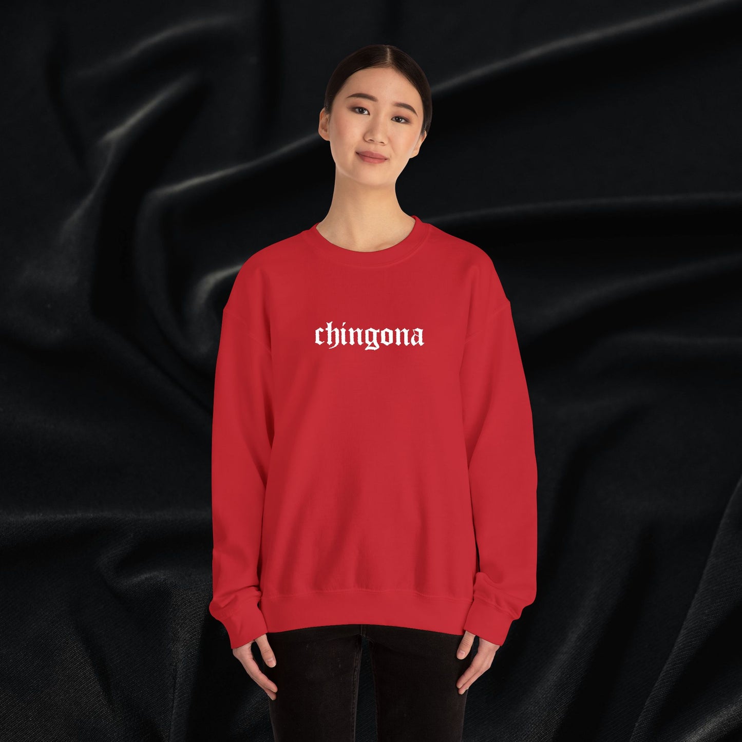Chingona Crewneck Sweatshirt (Embroidered)