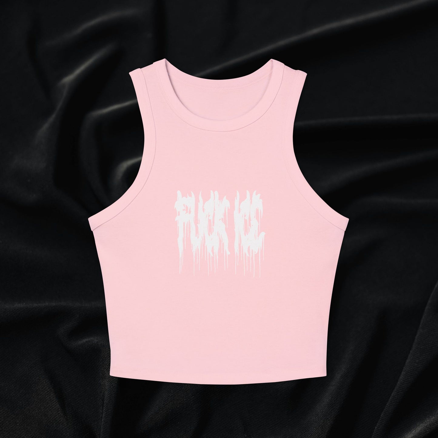 Fuck Ice Micro Rib Racer Tank Top