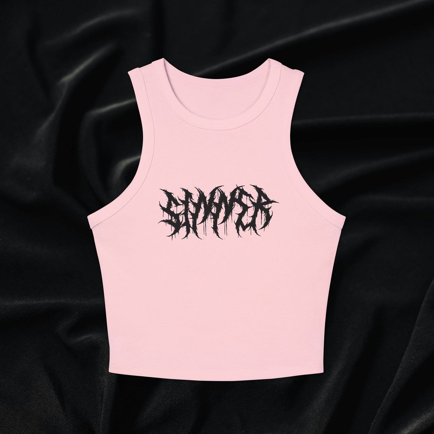 Sinner Micro Rib Racer Tank Top