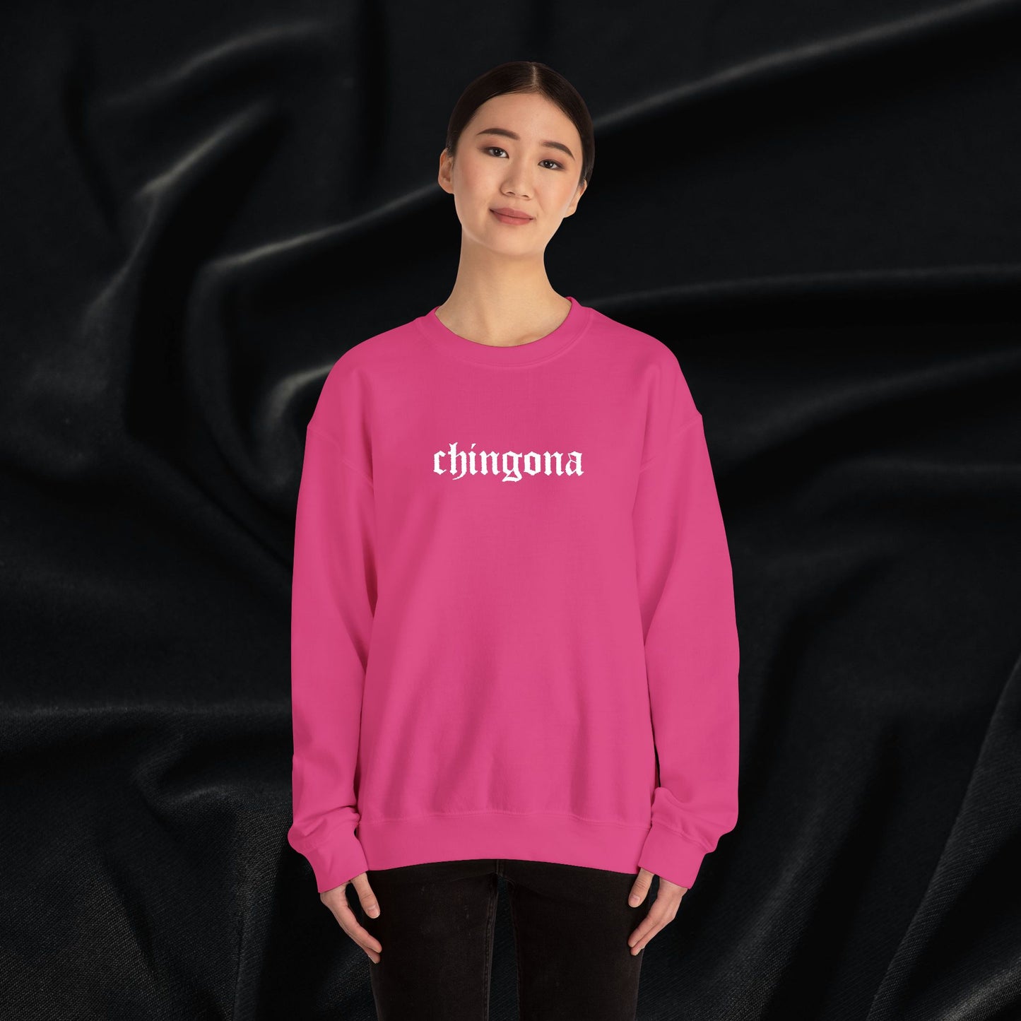 Chingona Crewneck Sweatshirt (Embroidered)