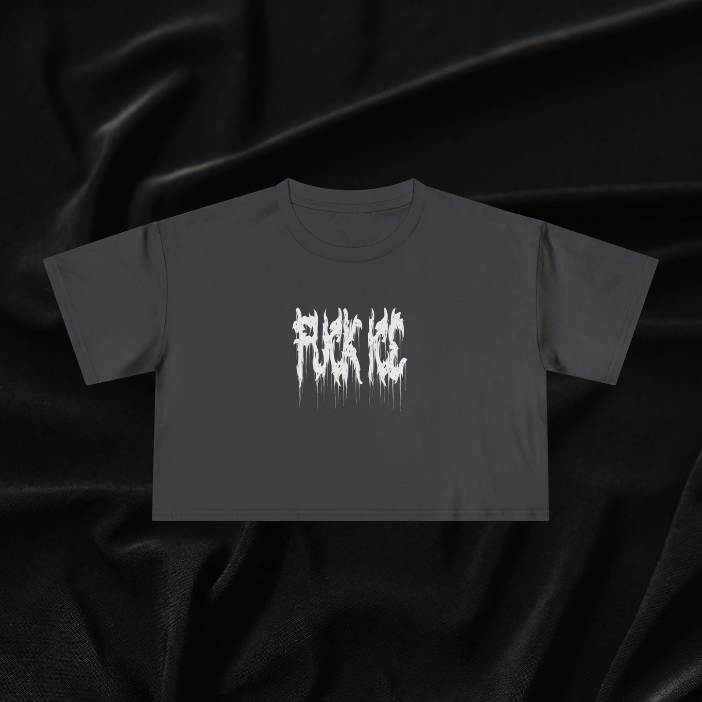 Fuck Ice Women's Crop Tee