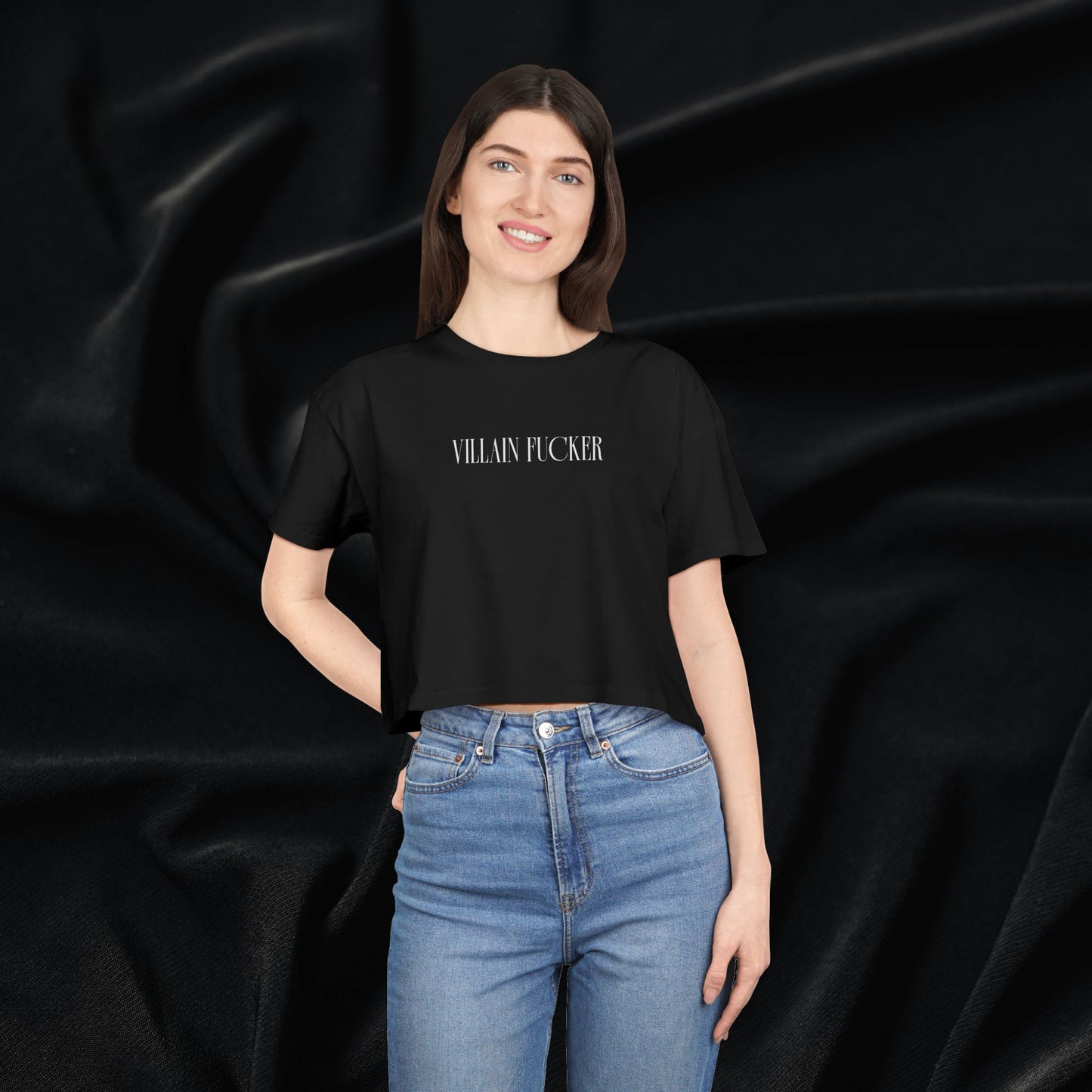 Villain Fucker Women's Crop Tee