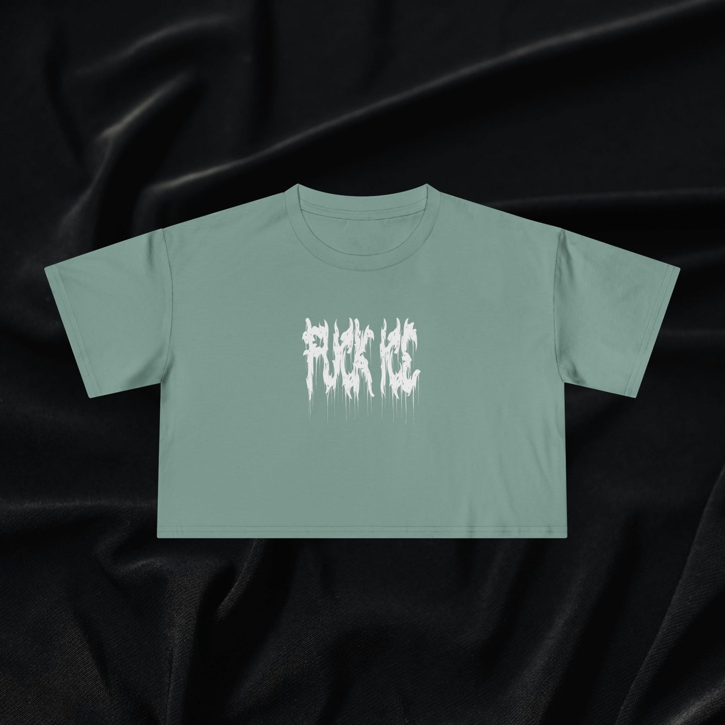 Fuck Ice Women's Crop Tee