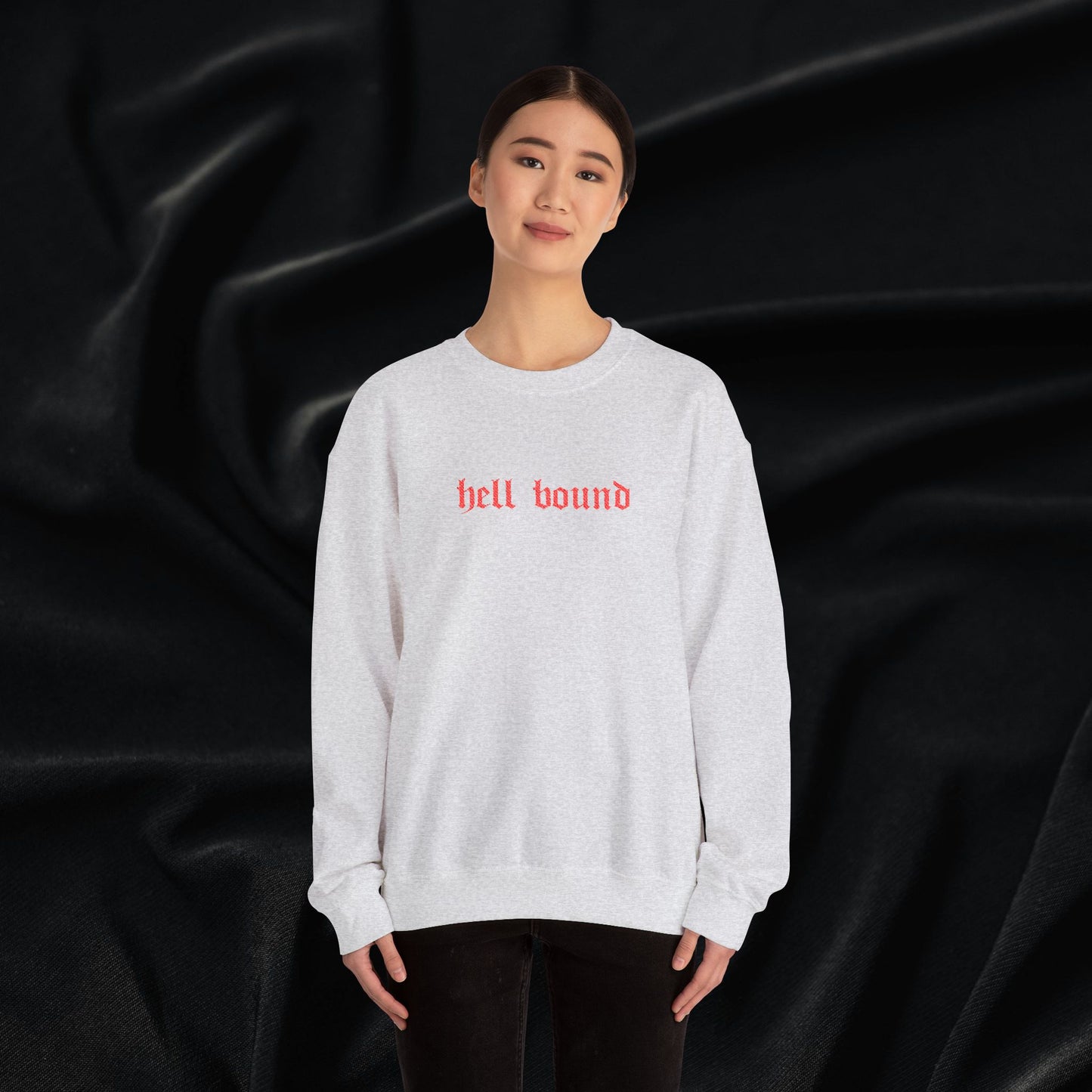 Hell Bound Crewneck Sweatshirt (Embroidered)