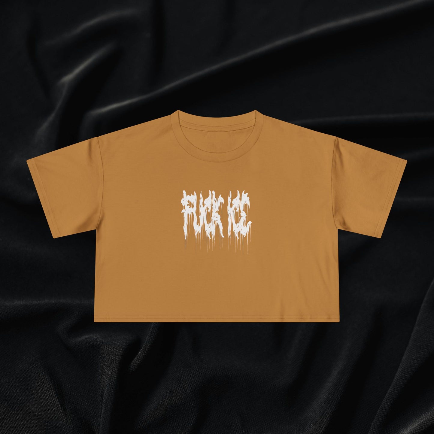 Fuck Ice Women's Crop Tee