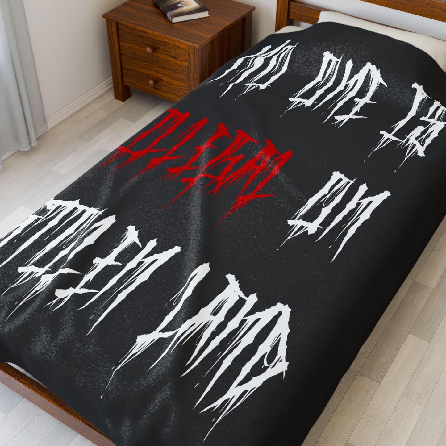 Stolen Land Velveteen Plush Blanket