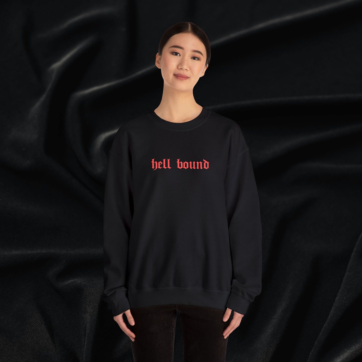 Hell Bound Crewneck Sweatshirt (Embroidered)