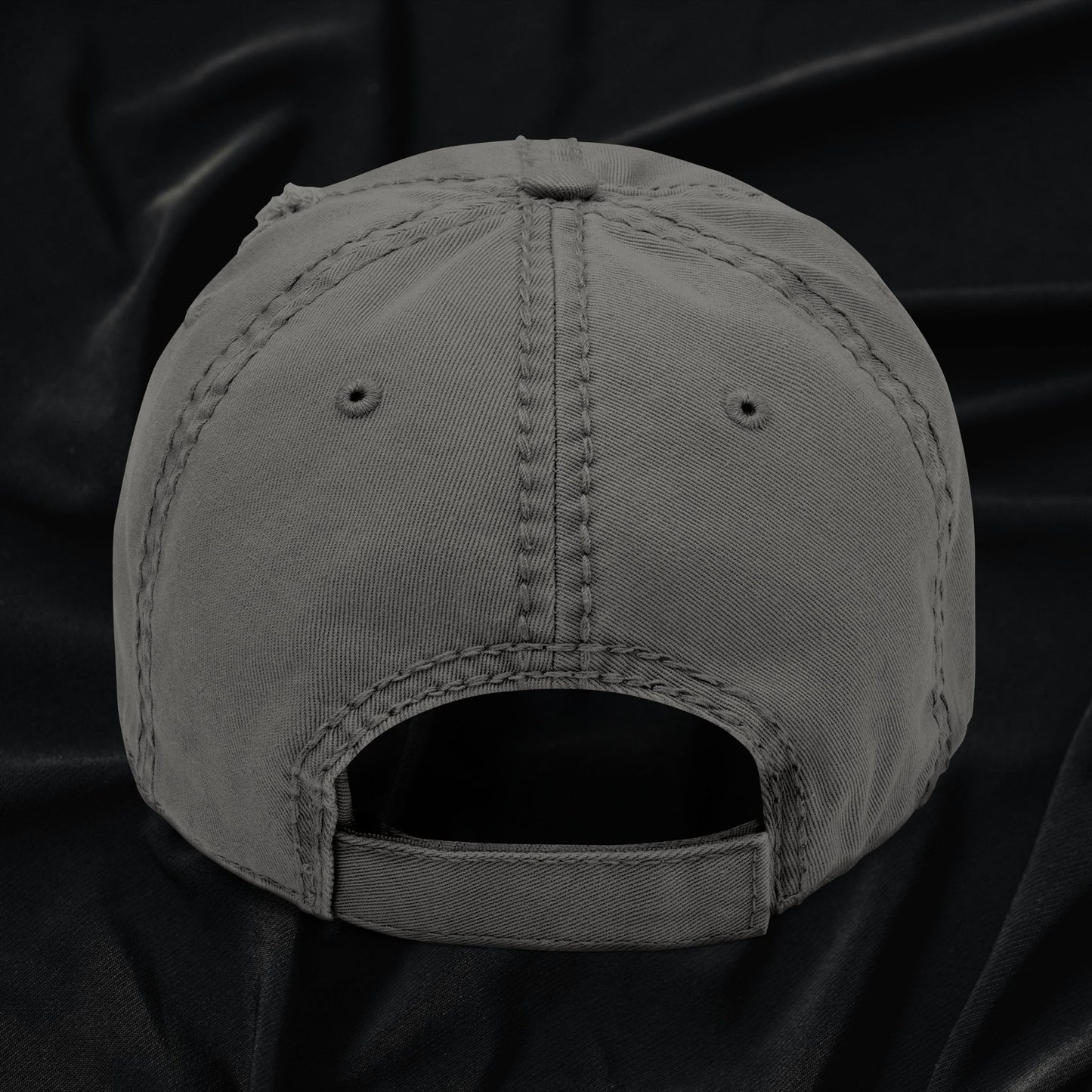 Gagged Distressed Dad Hat (Embroidered)