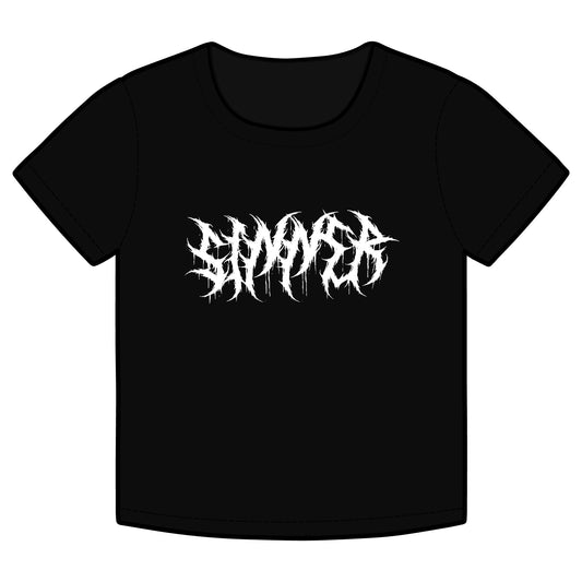 Sinner Ribbed Baby Tee