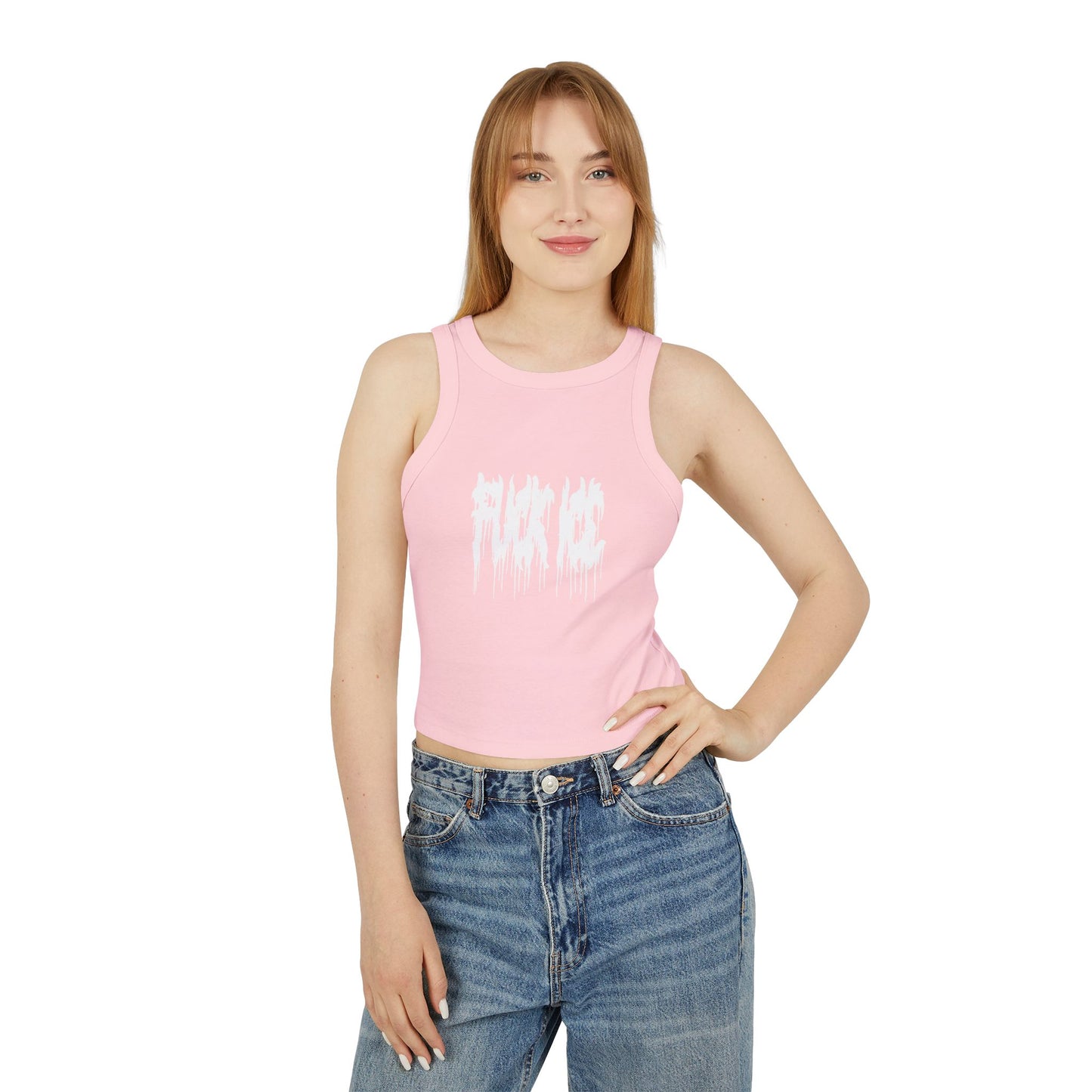 Fuck Ice Micro Rib Racer Tank Top