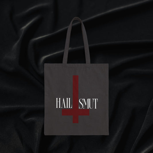 Hail Smut Cotton Canvas Tote Bag