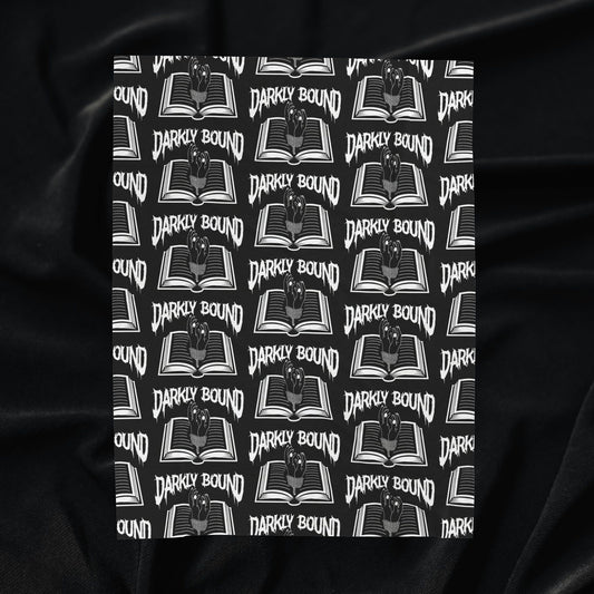Darkly Bound Velveteen Plush Blanket