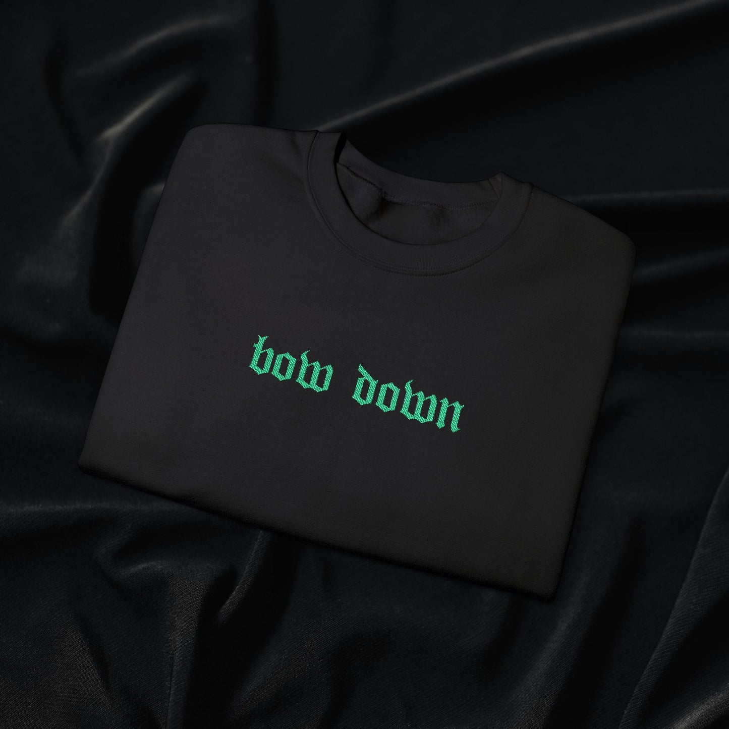 Bow Down Crewneck Sweatshirt (Embroidered)