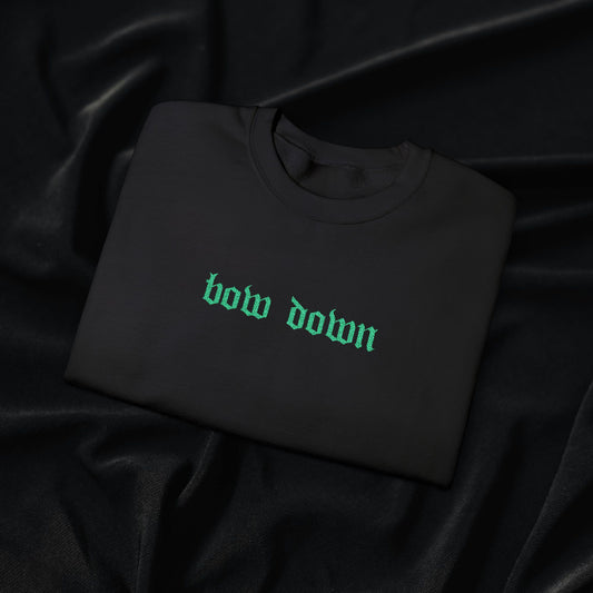 Bow Down Crewneck Sweatshirt (Embroidered)